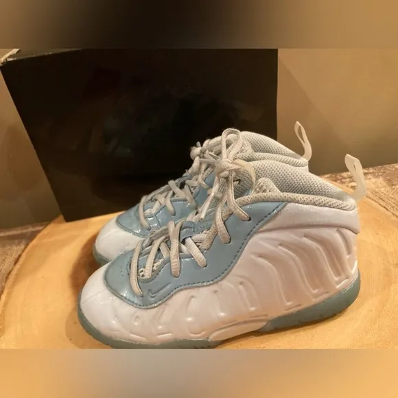 Nike Little Posite One PS Aura Blue DM1095-400 Athletic Shoes-10C With Box