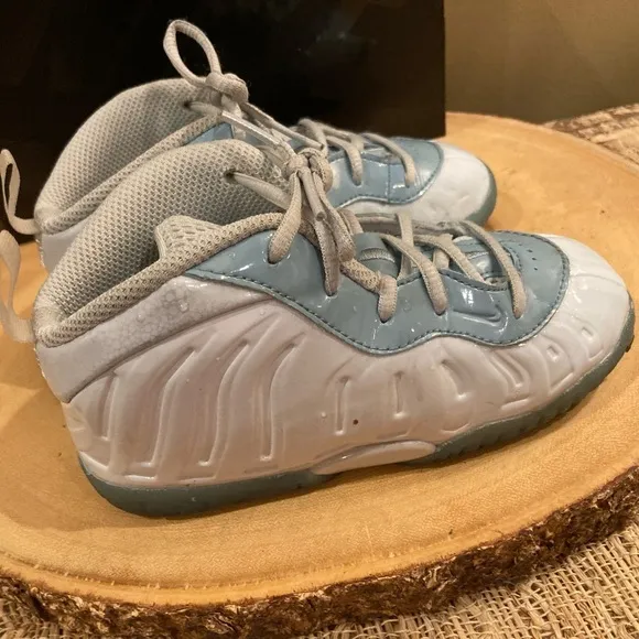Nike Little Posite One PS Aura Blue DM1095-400 Athletic Shoes-10C With Box