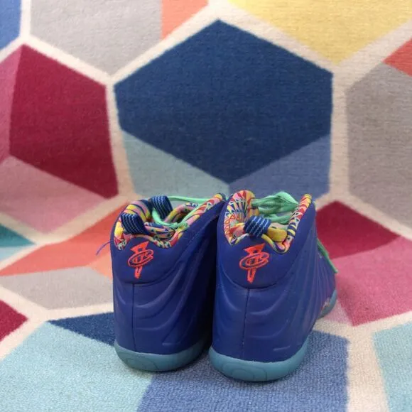 Nike Little Posite One PS Blue Kaleidoscope Shoes DZ5192-400 Size 3 Y