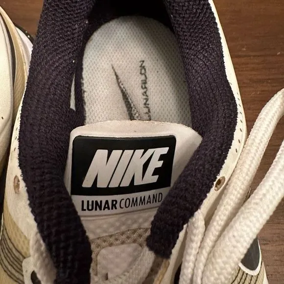 Nike Lunar Command Flywire Golf Shoes Men's 8.5W White 704428-102 Spikes Cleats