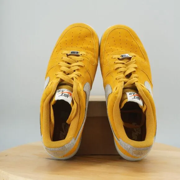 Nike Lunar Force 1 Reflect Mens Size 11.5 Shoes Gold Suede Low Top Sneakers 2013