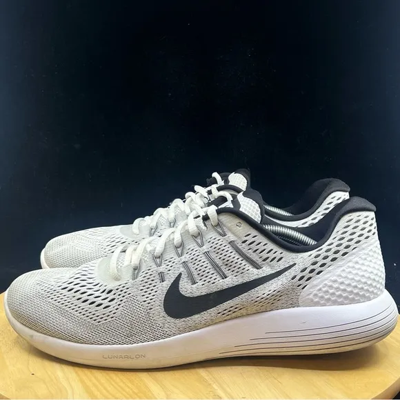 Nike LunarGlide 8 SZ 13 Mens Grey/ Black 843725-100