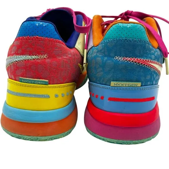 NIKE Men's 10 Air Zoom LeBron NXXT Gen AMPD I Promise Generation Colorful Pastel