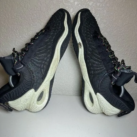 Nike Mens 9.5 Cosmic Unity Basketball Shoes Black Green Glow DA6725-001 Low Top