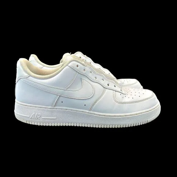 Nike Men's Air Force One CW2288-111 '07 Low Triple White Shoe Sneakers Sz 12