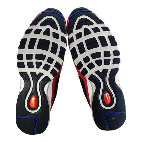 Nike Mens Air Max 97 BW Deep Royal Blue Black-University Red AO2406-400 Mens 15