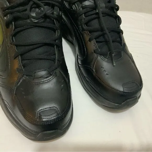 Nike Mens Air Monarch IV Sneaker Shoes Black 416355-001 Low Top Lace Up 11.5W 4E