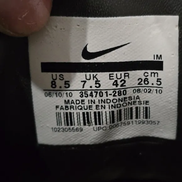 Nike Men's brown High-Top Sneakers sweet‎ classic minimal wear 8.5