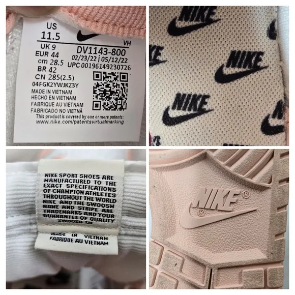 Nike Mens Dunk High 1985  Barely Rose High Top Sneakers