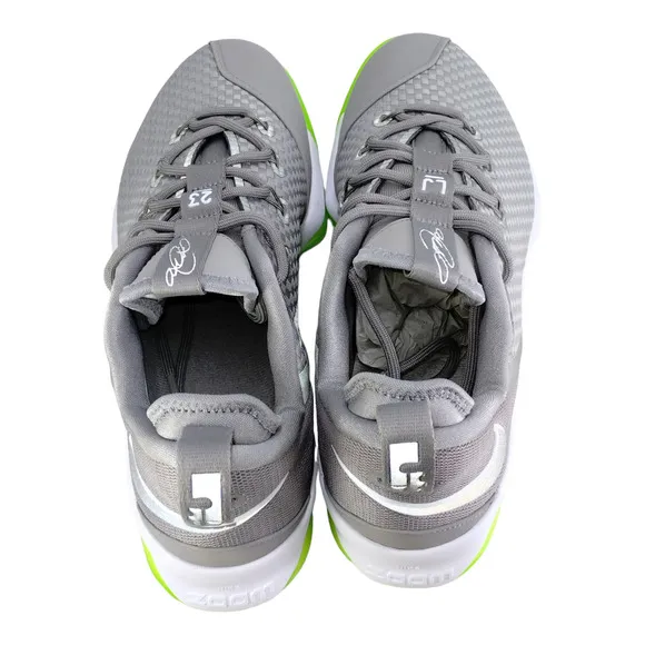Nike Men's LeBron XIV Low Dunkman Dust Silver Basketball Shoes Mens 9.5 NWOT