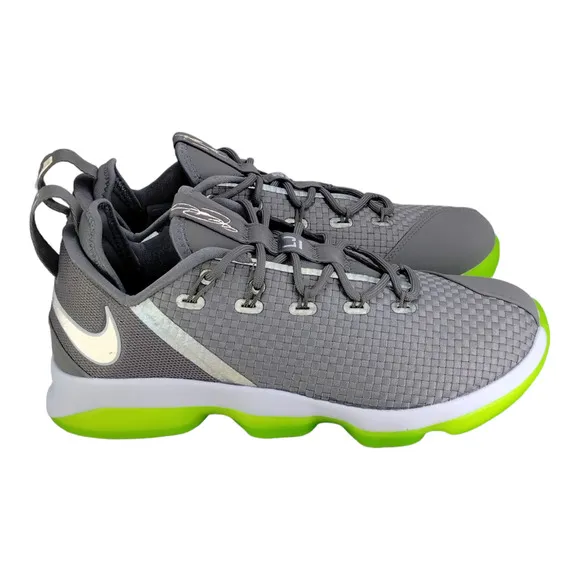 Nike Men's LeBron XIV Low Dunkman Dust Silver Basketball Shoes Mens 9.5 NWOT