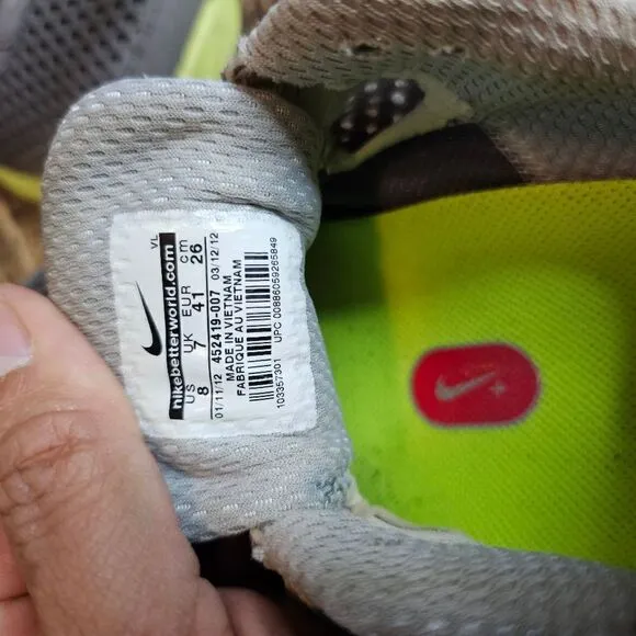 Nike men's Lunarfly 2 running shoes gray size men 8 women 10.   142
