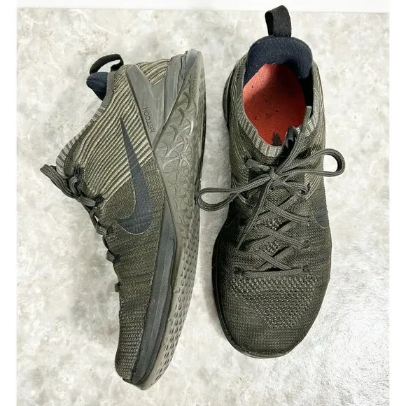 Nike Men's Metcon DSX Flyknit 2 Training Shoes in Stucco Gray - Sz 9.5
