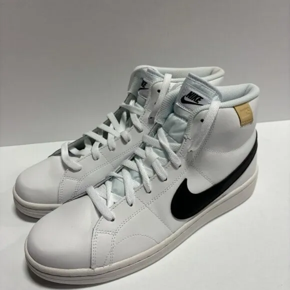 Nike Men’s Royale 2 Mid Top Sneakers White, Size 10 M