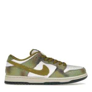 Nike Mens SB Dunk Low Shoes Green Size 9 Size 9