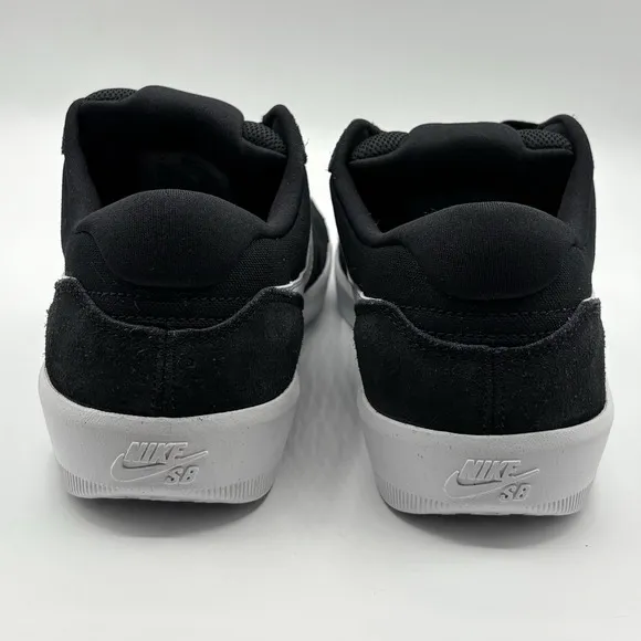 Nike Mens SB Force 58 Skateboard Shoes Sneakers Black/White CZ2959-001 Size 8