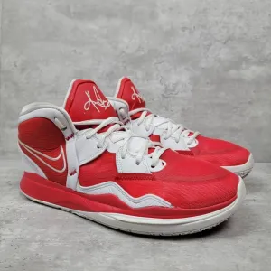 Nike Mens Size 11.5 Low Top Basketball Shoes Kyrie Infinity TB University Red