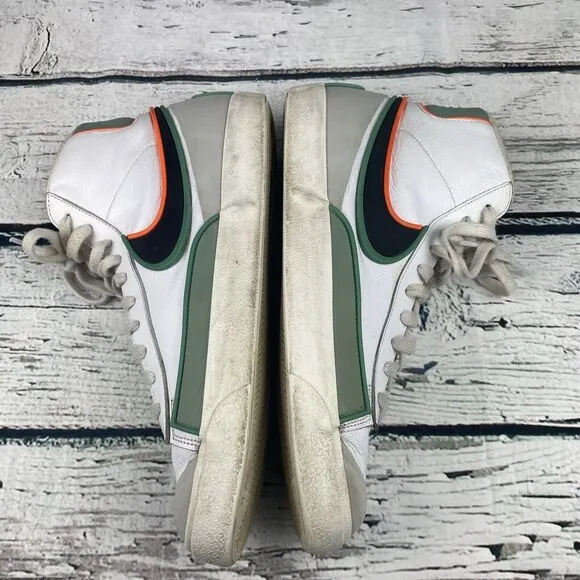 Nike Men's Size 13‎ Blazer Mid '77 Infinite 'White Roma Green' DA7233-104 No Box