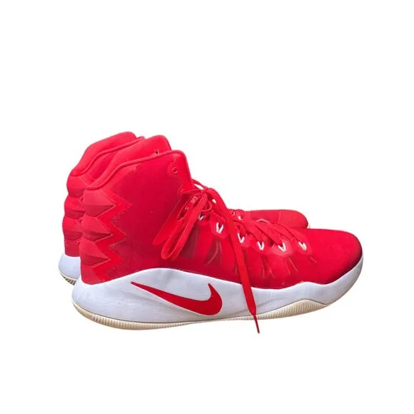 Nike Men's Size 18 Hyperdunk 2016 TB‎ Gym Red White 856483-663 High Top Sneakers