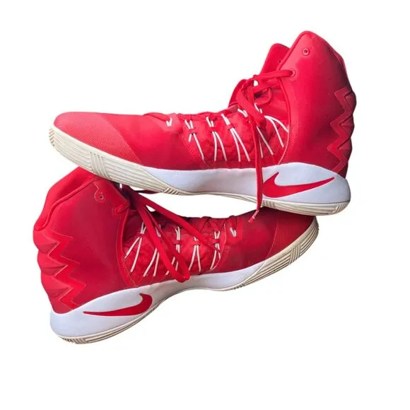 Nike Men's Size 18 Hyperdunk 2016 TB‎ Gym Red White 856483-663 High Top Sneakers