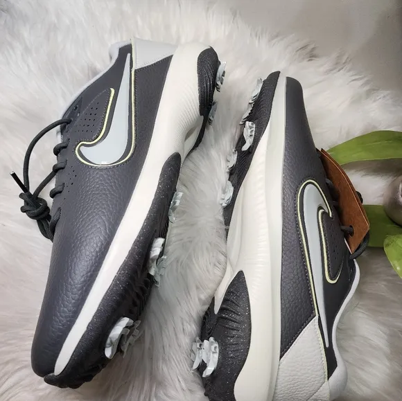 Nike Mens Victory Pro 3 Golf Shoes - Iron Grey/Sea Glass/Luminous Shoes New
