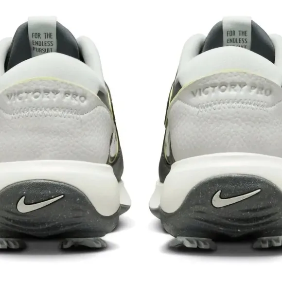 Nike Mens Victory Pro 3 Golf Shoes - Iron Grey/Sea Glass/Luminous Shoes New
