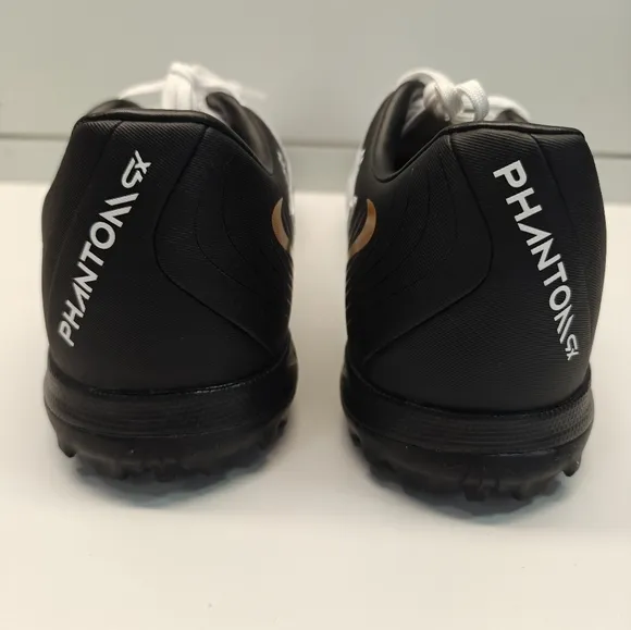 Nike Phantom GX 2 Academy TF Made Ready Pack White Black Gold Soccer Shoes 11.5