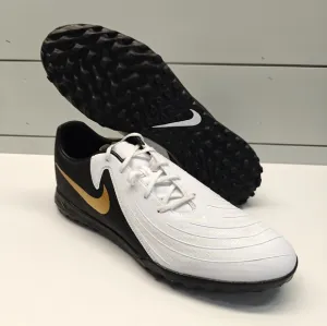 Nike Phantom GX 2 Academy TF Made Ready Pack White Black Gold Soccer Shoes 11.5