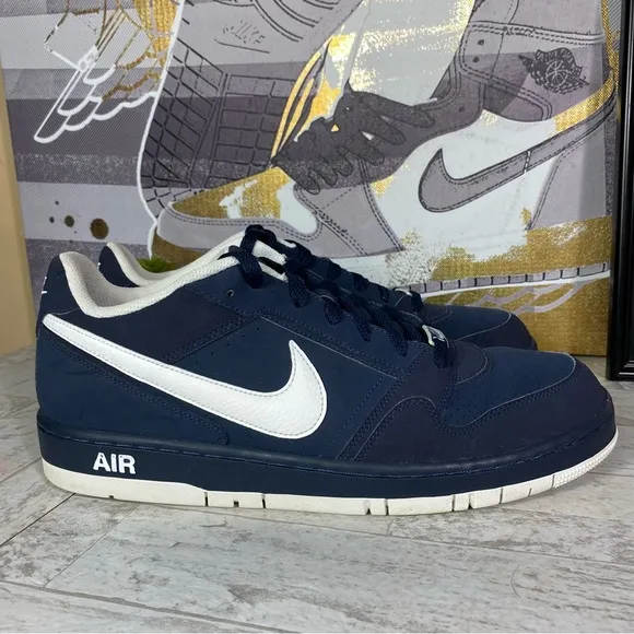 Nike Prestige III Premium Navy Blue‎ Shoes  Mens size 12 GUC (386114-402) (#B7)