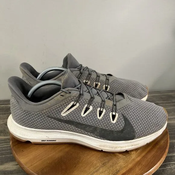 Nike Quest 2 Mens Size 12 Running Shoes Gray Low Top Sneakers CI3787-009