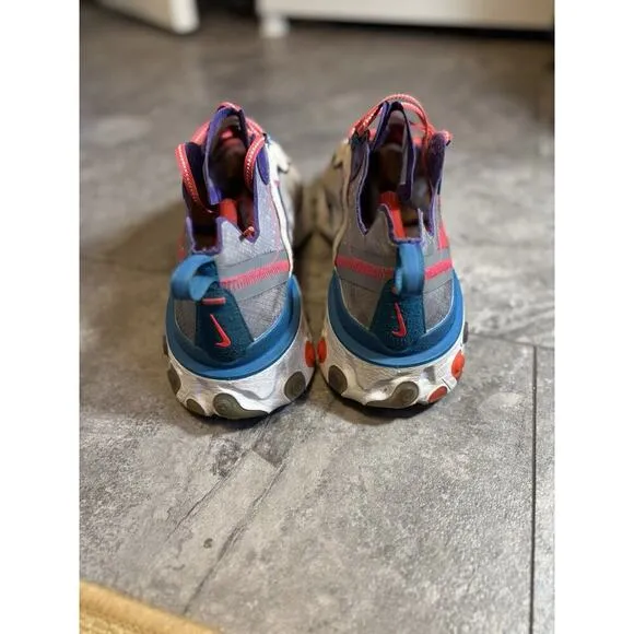 NIKE REACT Element 87 VT2 Running Shoes Mens Sz 11.5 Red Orbit CJ6897-061
