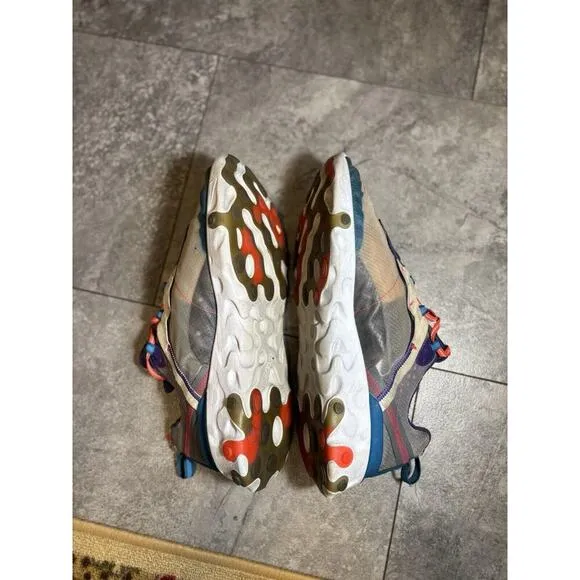 NIKE REACT Element 87 VT2 Running Shoes Mens Sz 11.5 Red Orbit CJ6897-061