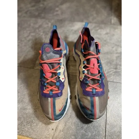 NIKE REACT Element 87 VT2 Running Shoes Mens Sz 11.5 Red Orbit CJ6897-061
