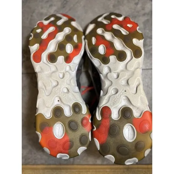 NIKE REACT Element 87 VT2 Running Shoes Mens Sz 11.5 Red Orbit CJ6897-061