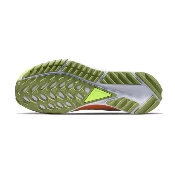 Nike‎ React Pegasus Trail 4 Grey/Volt-Orange Running Shoe DJ6158 002 Mens 10.5