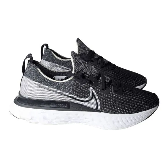 NIKE React Infinity Run FK 'Black White' Running Shoes Size 10