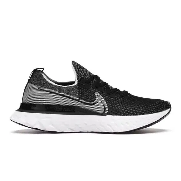 NIKE React Infinity Run FK 'Black White' Running Shoes Size 10