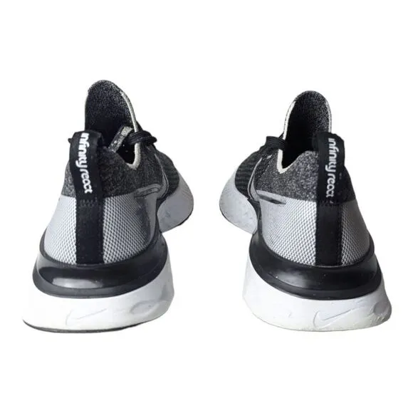 NIKE React Infinity Run FK 'Black White' Running Shoes Size 10