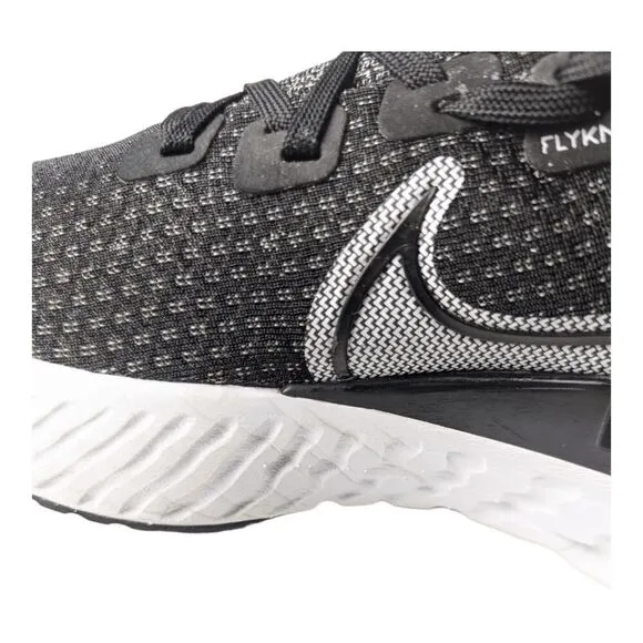 NIKE React Infinity Run FK 'Black White' Running Shoes Size 10