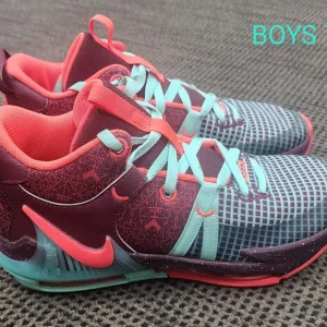 Nike Red and Blue Sneakers Athletic Design