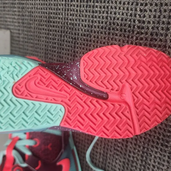 Nike Red and Blue Sneakers Athletic Design