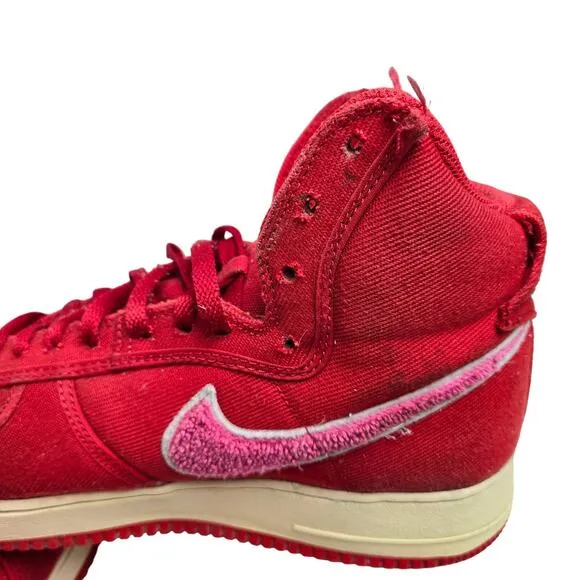 Nike Red - E U Air - Air Force 1 - Hi Top -Lace up - US 11 UK 10 EUR 45 CM 29