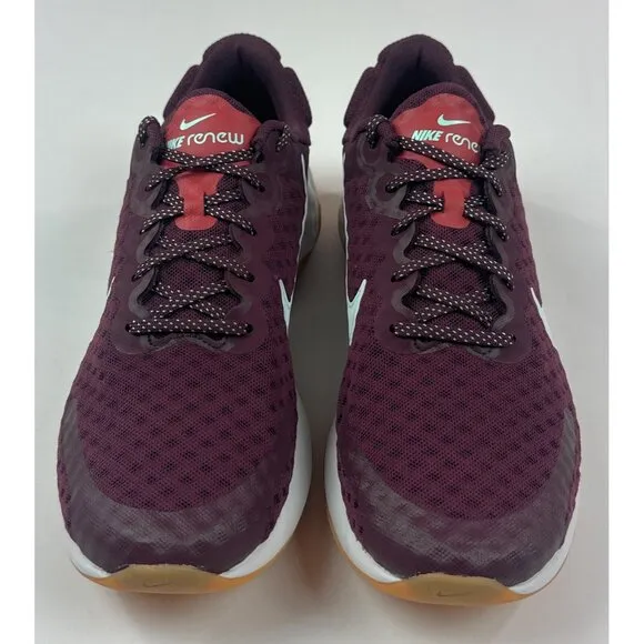 Nike Renew Ride 3 Womens Burgundy White Running Shoes Sneakers DC8184-601
