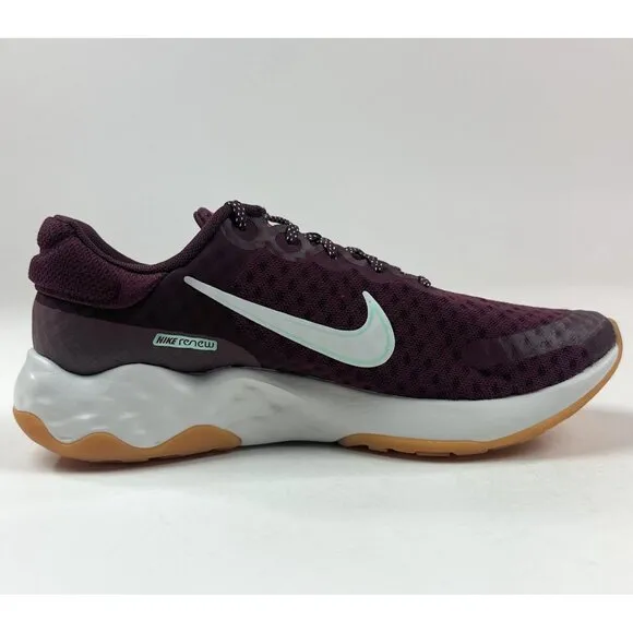 Nike Renew Ride 3 Womens Burgundy White Running Shoes Sneakers DC8184-601