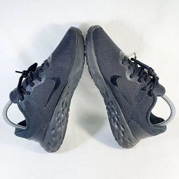 Nike Revolution 6 Black Running Shoes Women’s Size 8 Athletic Sneakers