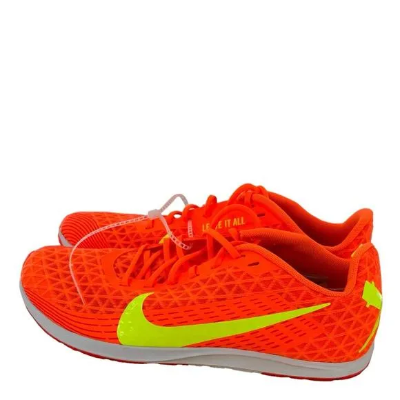 Nike Running Cleat Shoes Men's Size 10 Zoom Rival XC 5 Low Top Lace Up Orange