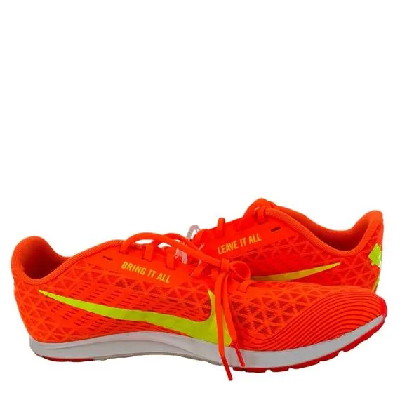 Nike Running Cleat Shoes Men's Size 10 Zoom Rival XC 5 Low Top Lace Up Orange