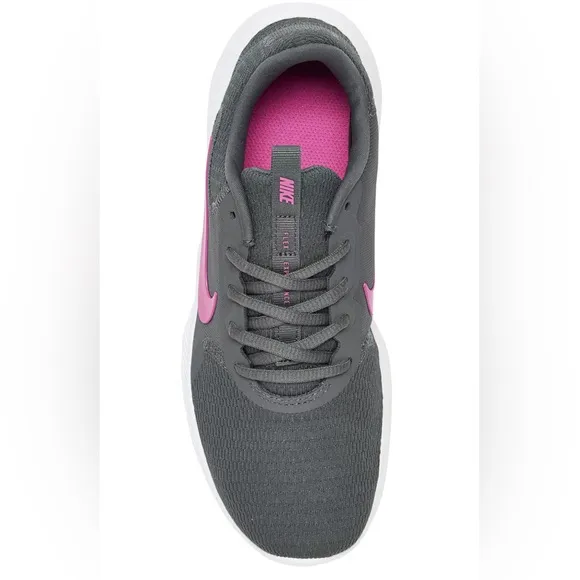 Nike Running Shoes in Grey / Pink, ‘Flex Experience RN9’ — Women’s Size 6.5
