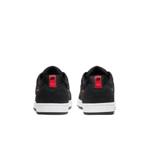 Nike SB Alleyoop Bred Suede Low Top Mens Skate Shoes Black Red 11