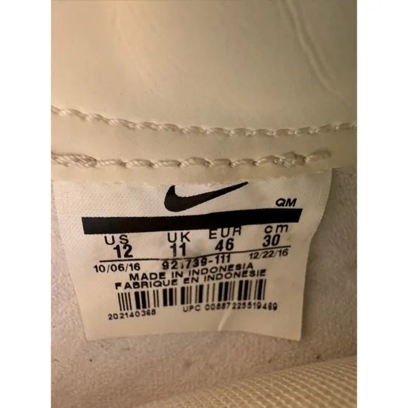 Nike | SB Blazer Low AC Numbers Sail 921739-111 | Sz 12